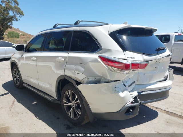 Toyota Highlander Xle V6 2016 5TDJKRFH9GS272912 Image 3