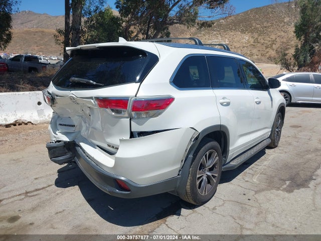 Toyota Highlander Xle V6 2016 5TDJKRFH9GS272912 Image 4