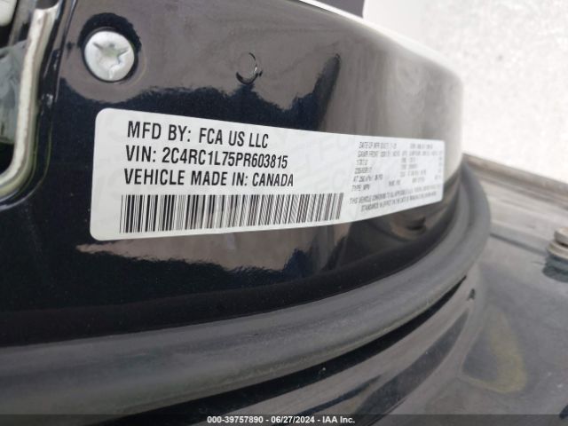 2C4RC1L75PR603815 Chrysler Pacifica Hybrid Touring L