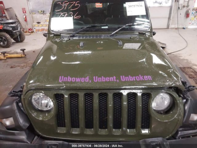 1C4HJXKN8MW705519 Jeep Wrangler Unlimited Sport Rhd 4x4