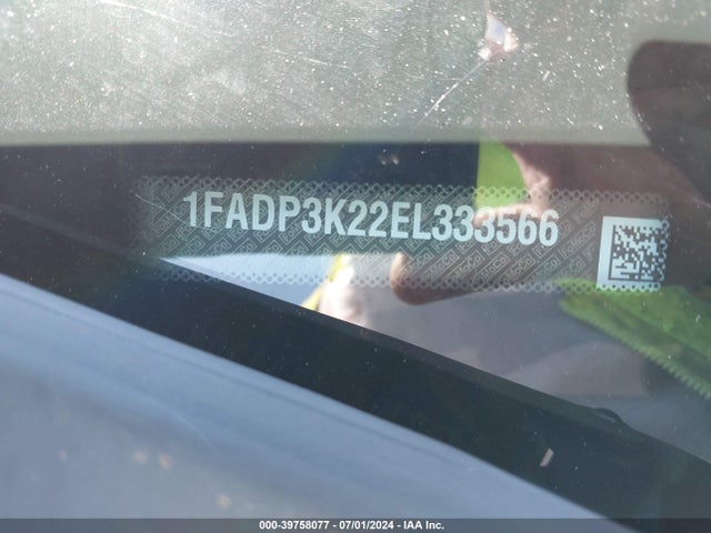 Ford FOCUS SE 2014 1FADP3K22EL333566 Image 9
