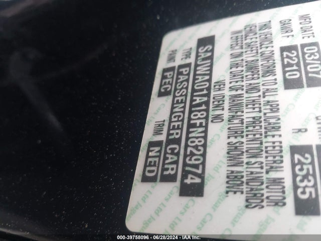 2008 JAGUAR S-TYPE SAJWA01A18FN82974 Photo 8