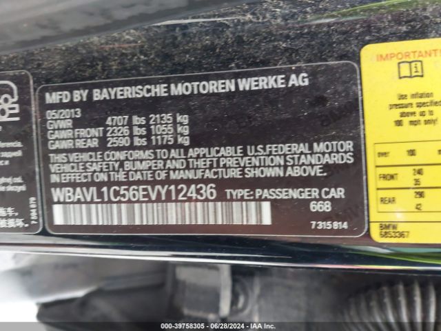WBAVL1C56EVY12436 BMW X1 Xdrive28i