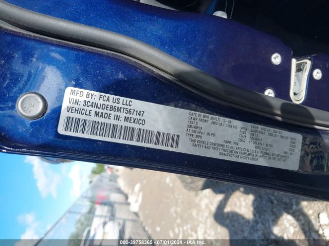 3C4NJDEB6MT567147 Jeep Compass 80th Anniversary 4x4