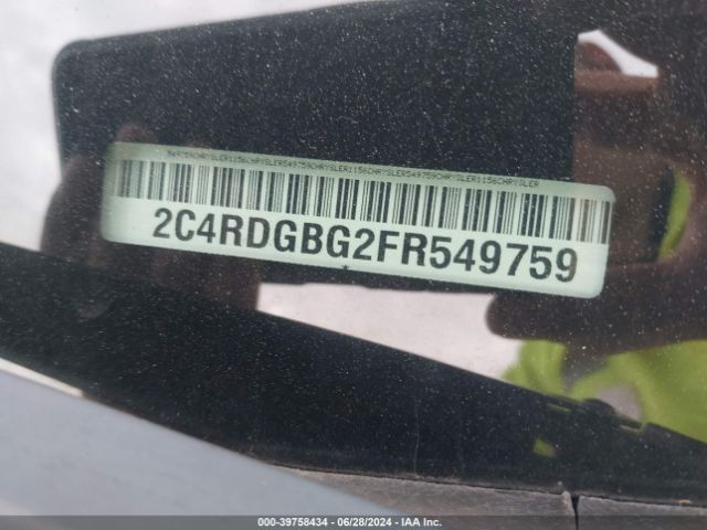 2C4RDGBG2FR549759 Dodge Grand Caravan American Value Pkg