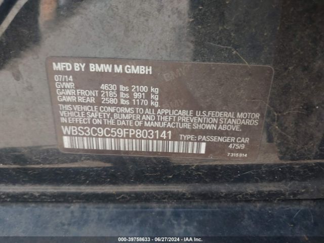 WBS3C9C59FP803141 BMW M3
