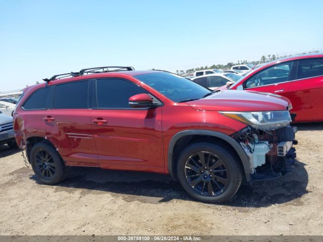 5TDKZRFH5HS515911 Toyota Highlander Se