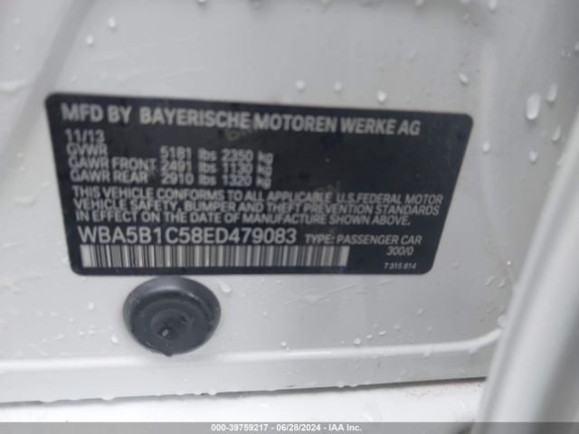 WBA5B1C58ED479083 BMW 535i