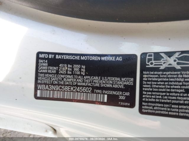 WBA3N9C58EK245602 BMW 428i Xdrive