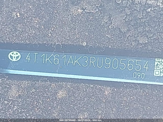 Toyota CAMRY XSE 2024 4T1K61AK3RU905654 Image 9