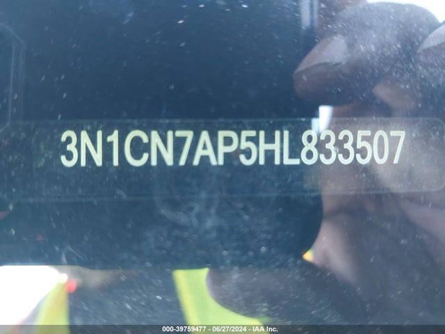 Nissan Versa 1.6 Sv 2017 3N1CN7AP5HL833507 Image 9