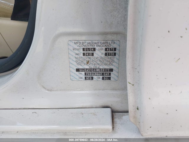 2004 JAGUAR X-TYPE SAJEA51C44WD88172 Photo 8