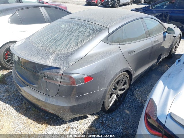 Tesla Model S Plaid Tri Motor All-wheel Drive 2021 5YJSA1E69MF433283 Image 4