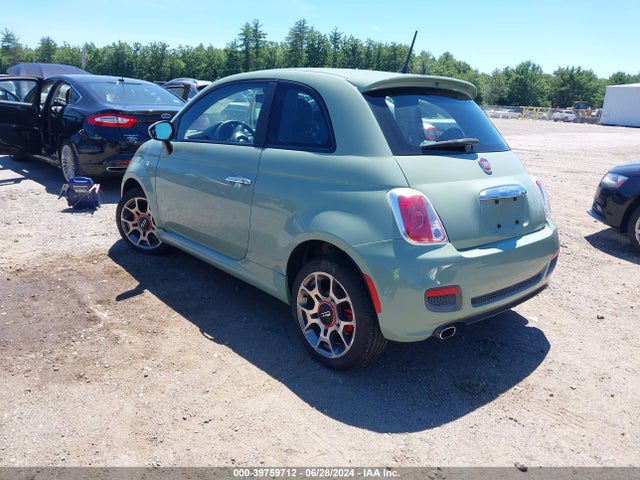 2013 FIAT 500 3C3CFFBR9DT544617 Photo 2