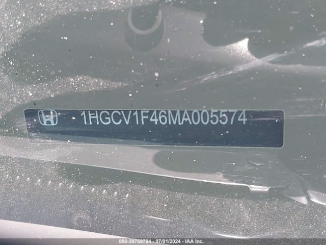 1HGCV1F46MA005574 Honda Accord Sport Special Edition