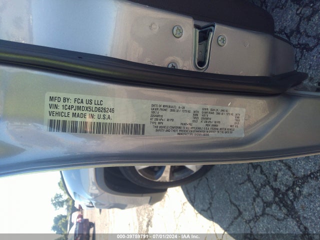 Jeep Cherokee Limited 4x4 2020 1C4PJMDX5LD626246 Image 9