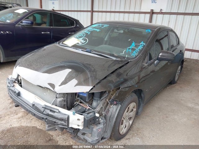 Honda Civic Lx 2014 2HGFB2F54EH548347 Image 2
