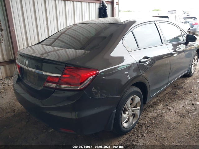 Honda Civic Lx 2014 2HGFB2F54EH548347 Image 4