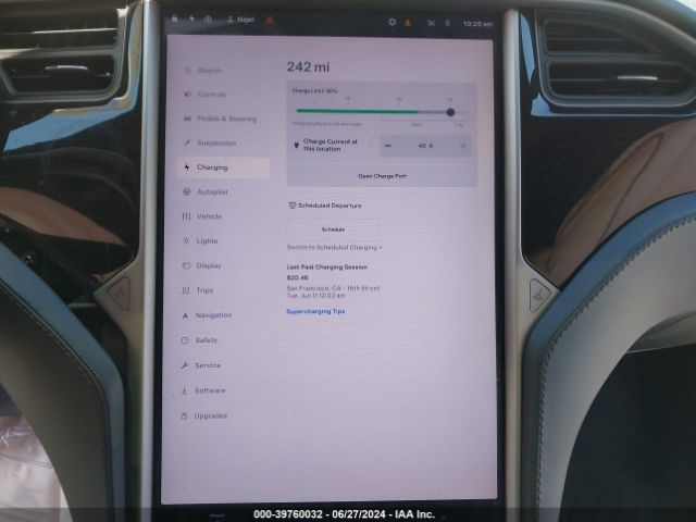 5YJSA1E20KF347919 Tesla Model S 100d/75d/long Range/standard Range
