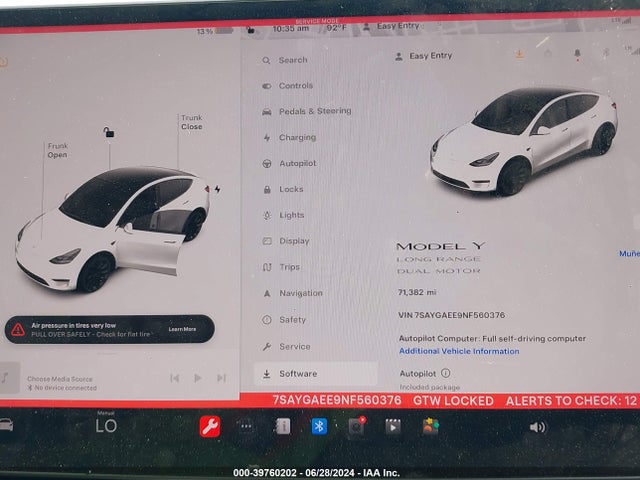 2022 TESLA MODEL Y 7SAYGAEE9NF560376 Photo 6