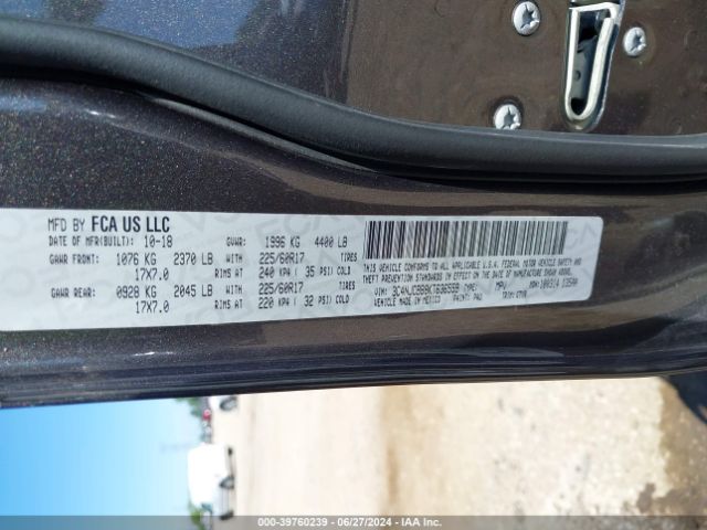 3C4NJCBB8KT636559 Jeep Compass Latitude Fwd
