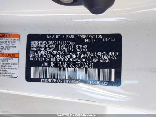 Toyota 86 GT 2018 JF1ZNAE18J9700481 Image 9