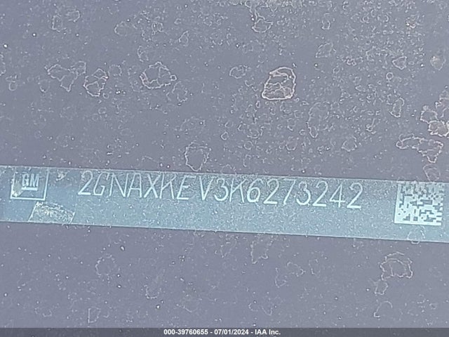 Chevrolet EQUINOX LT 2019 2GNAXKEV3K6273242 Image 17