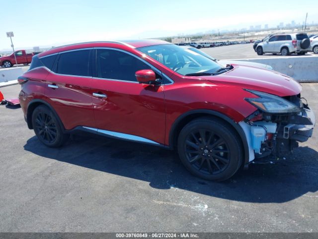 5N1AZ2DJ0MC109969 Nissan Murano Platinum Fwd