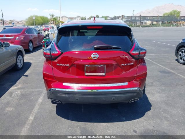 5N1AZ2DJ0MC109969 Nissan Murano Platinum Fwd