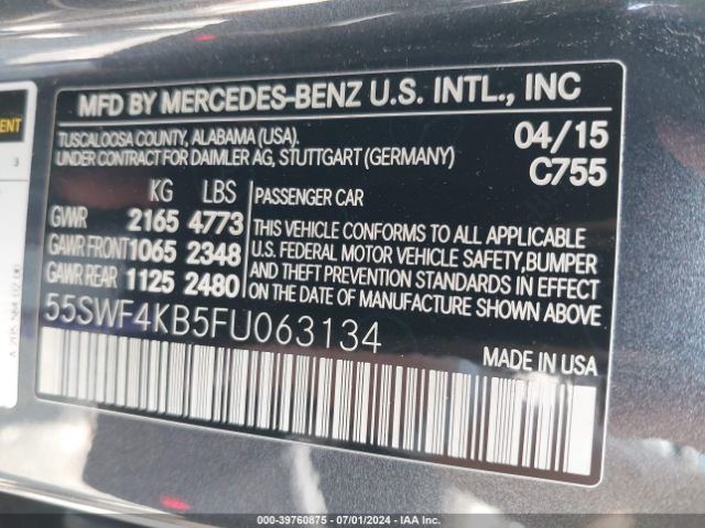 55SWF4KB5FU063134 Mercedes-Benz C 300 4matic/luxury 4matic/sport 4matic