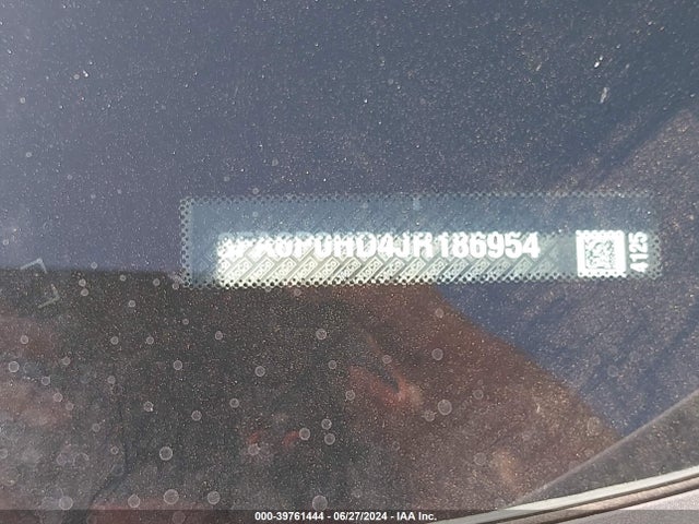 Ford FUSION SE 2018 3FA6P0HD4JR186954 Image 9