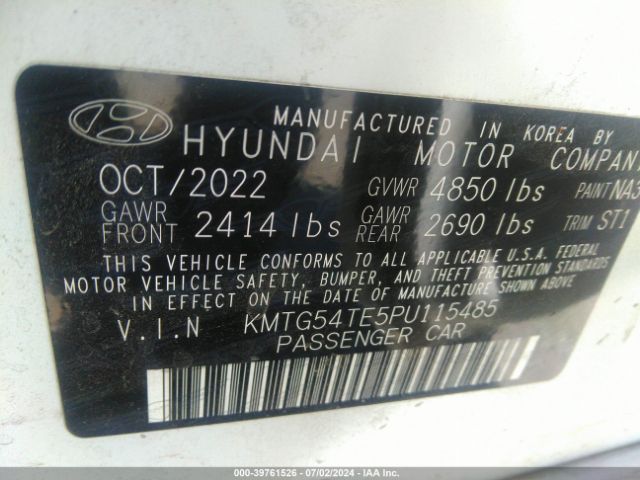 KMTG54TE5PU115485 Genesis G70 3.3t Rwd