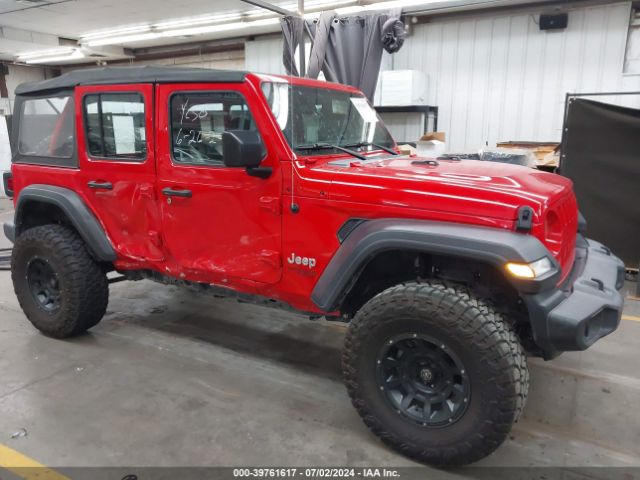 1C4HJXDG0JW163195 Jeep Wrangler Unlimited Sport 4x4
