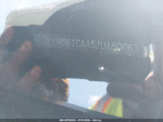 KM8K1CAA5JU180063 Hyundai Kona Se