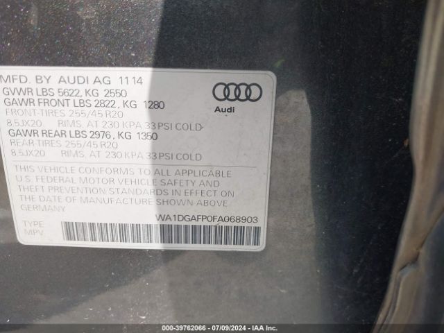 WA1DGAFP0FA068903 Audi Q5 3.0t Premium Plus