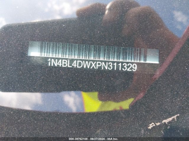 1N4BL4DWXPN311329 Nissan Altima Sv Intelligent Awd