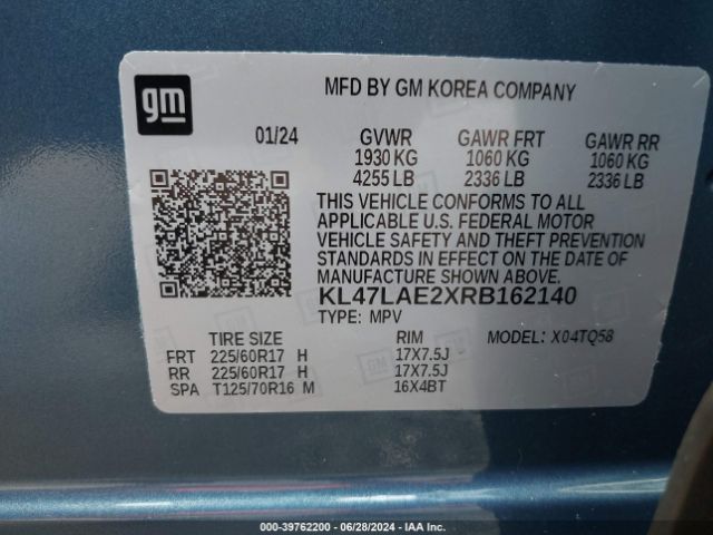 KL47LAE2XRB162140 Buick Envista Preferred Fwd