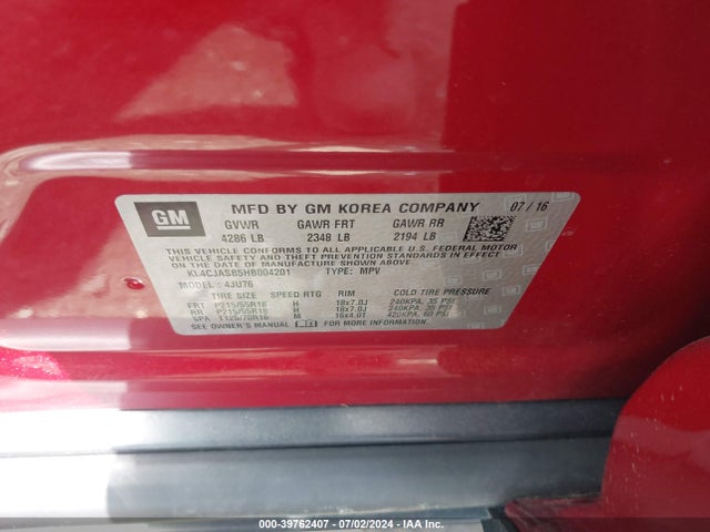 KL4CJASB5HB004201 Buick Encore Preferred