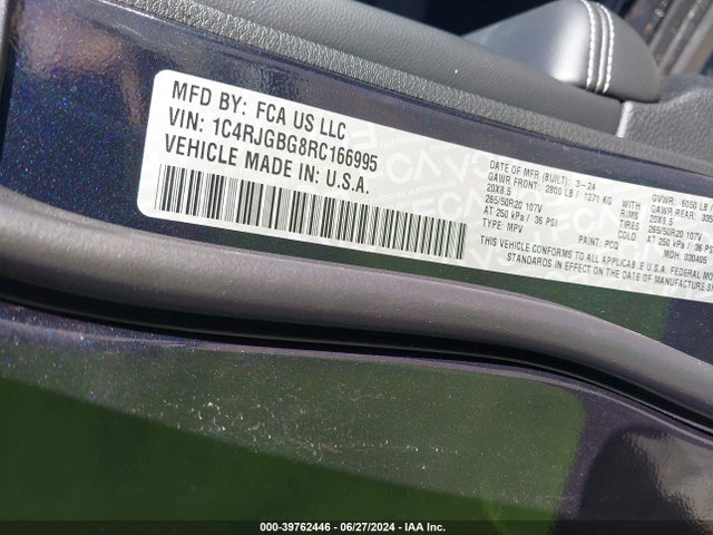 1C4RJGBG8RC166995 Jeep Grand Cherokee Limited 4x2