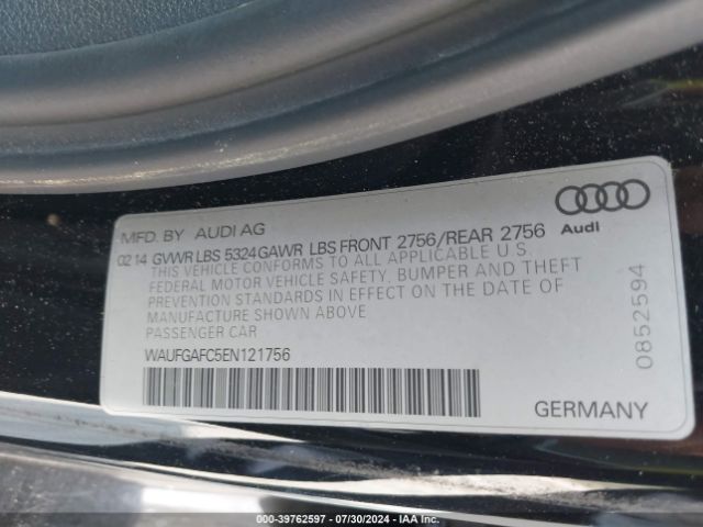 WAUFGAFC5EN121756 Audi A6 3.0t Premium Plus