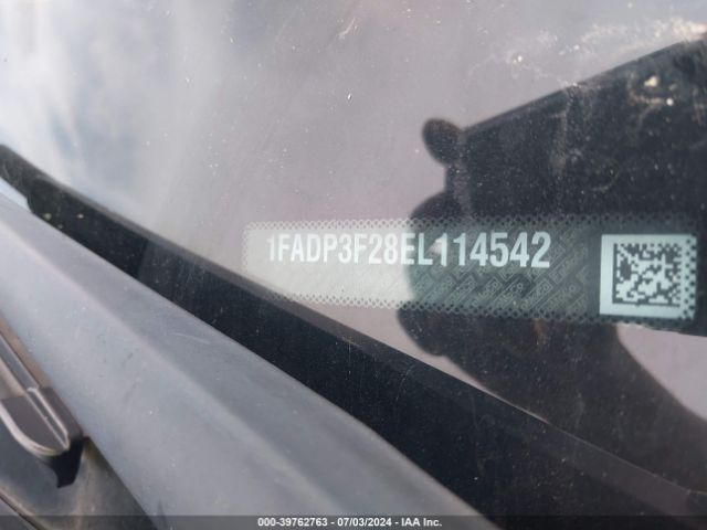 1FADP3F28EL114542 Ford FOCUS SE