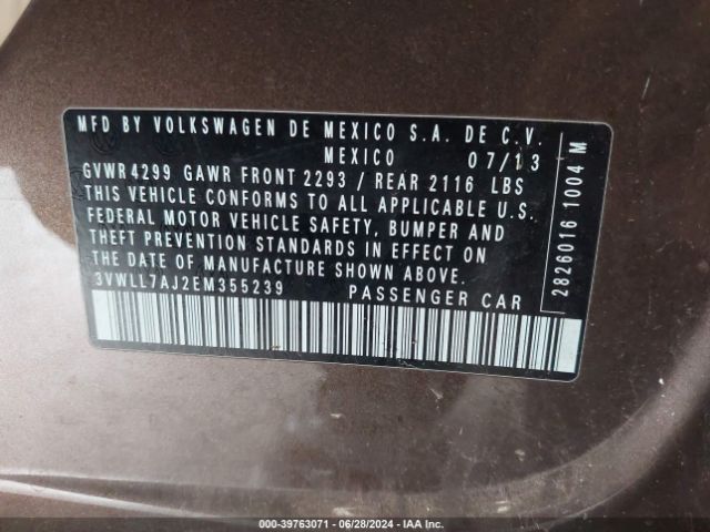 3VWLL7AJ2EM355239 Volkswagen Jetta 2.0l Tdi