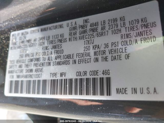 7MMVABAMXRN210007 Mazda Cx-50 2.5 S Select