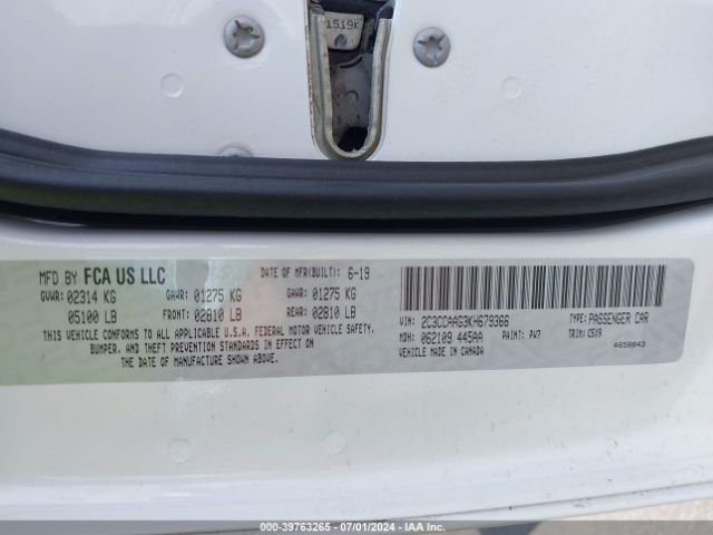 2C3CCAAG3KH679366 Chrysler 300 Touring