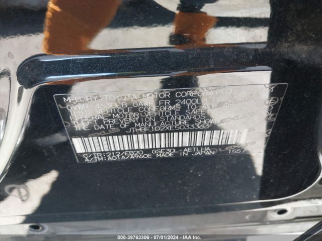 JTHBF1D2XE5033363 Lexus IS 250