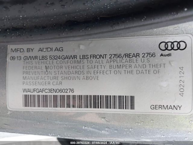 WAUFGAFC3EN060276 Audi A6 3.0t Premium Plus