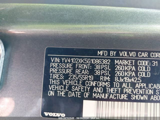 YV4102XK5G1086382 Volvo Xc90 T5 Momentum