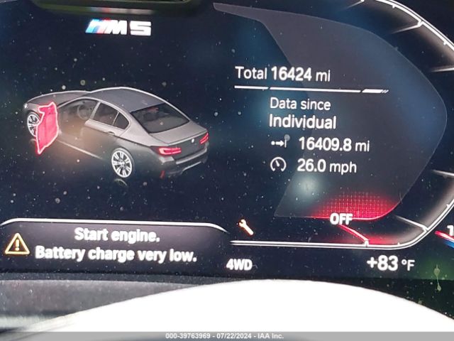 WBS83CH06PCL31246 BMW M5