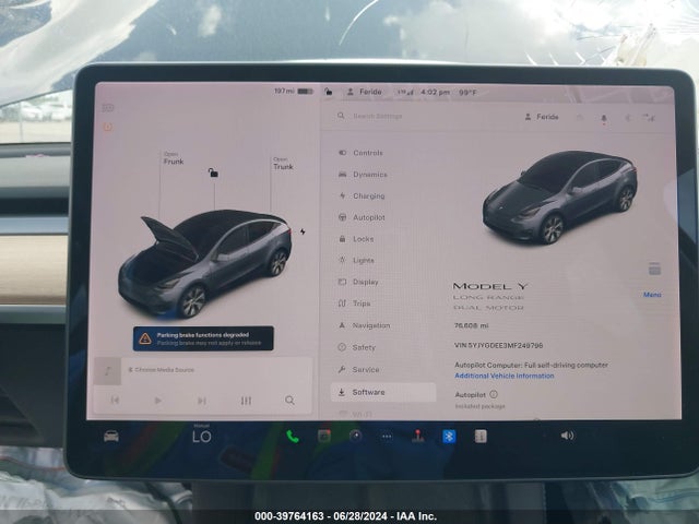 2021 TESLA MODEL Y 5YJYGDEE3MF249796 Photo 6