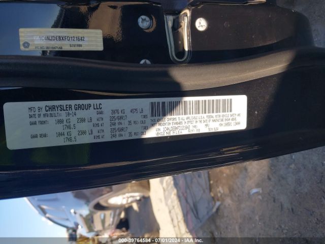 1C4NJDEBXFD121642 Jeep Compass High Altitude Edition
